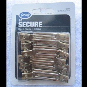 12 Goody Metal Sectioning Styling Hair Clips 2006 Section Secure Style Classic